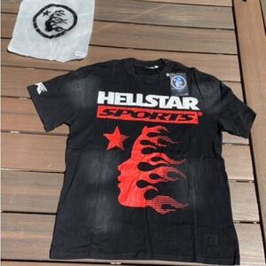 Black and Red Hellstar T-Shirt